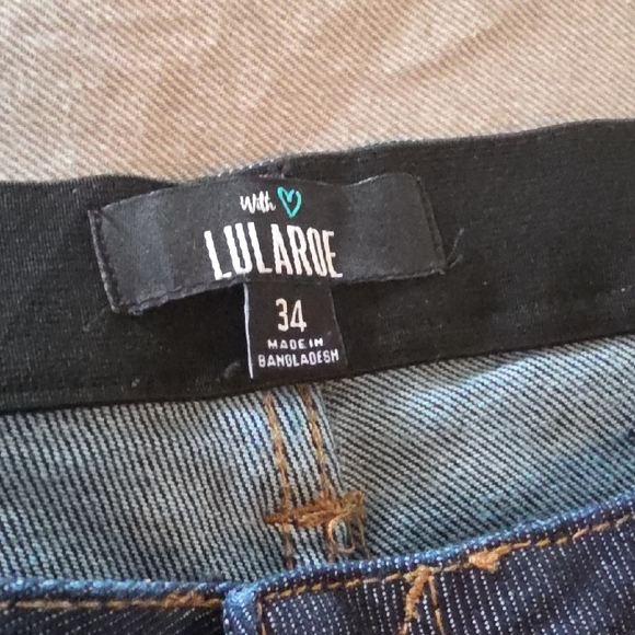LuLaRoe Women's Wide Leg Jeans - Picture 3 of 5